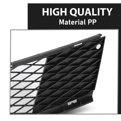 Solid Spare Fit For 07-10 BMW 328xi 328i xDrive Fog Light Cover Lower Grille Trim Left+Right