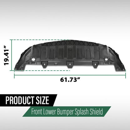 Solid Spare Fit For 17-19 Mercedes-Benz CLA250 Front Bumper Lower Splash Shield 1178850100