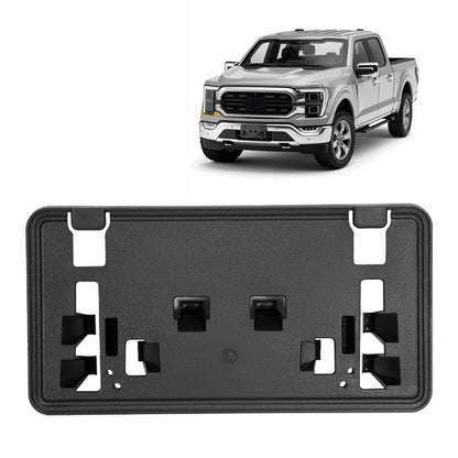 Solid Spare For Ford F-150 2021 2022 2023 Front Bumper License Plate Bracket Frame Holder