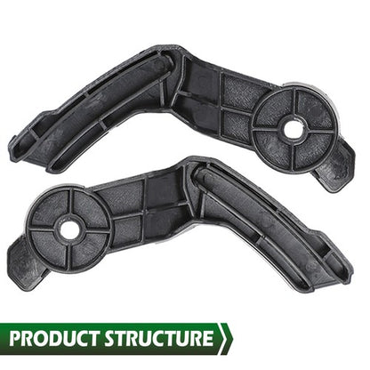Solid Spare Fit For 2013-2015 Nissan Altima Front Bumper Bracket Retainer Support Left+Right