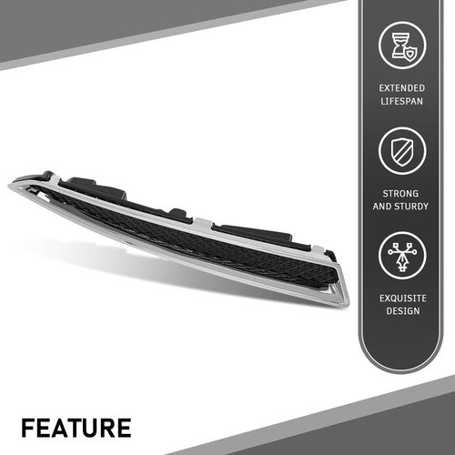 Solid Spare Right Passenger Side Lower Headlight Trim Moulding Fit For 2013-2016 Ford Escape