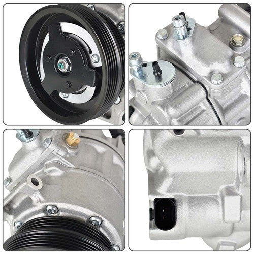 Solid Spare A/C AC Compressor For Volkswagen Jetta 2005-2007 2009 2010 2012-2014 CO 4574JC