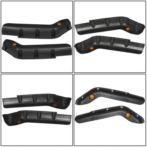 Solid Spare New Golf Cart Standard Fender Flares Front and Rear For EZGO TXT Model 4pcs