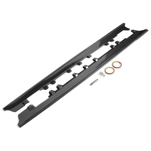 Solid Spare For Toyota Supra A90 20-Up CARBON FIBER Color Pair Side Skirt Rocker Panels