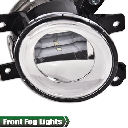 Solid Spare Fit For 2019-2021 Nissan Murano LED Fog Lights Driving Bumper Lamps Left+Right
