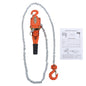 Solid Spare Lever Chain Hoist 1650Lbs Capacity 10Feet G80 Chain for Warehouse Machinery