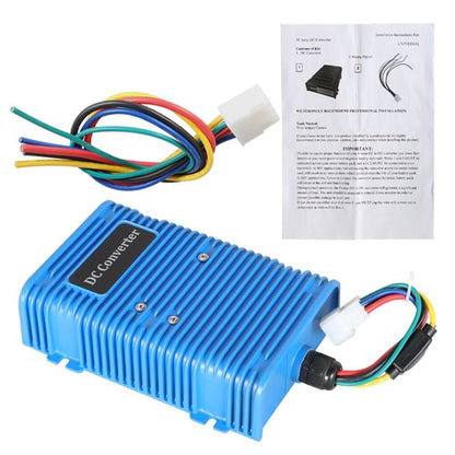 Solid Spare 48 volt to 12 volt reducer 30 AMP Golf Cart 36V/48V to 12 V DC Converter US