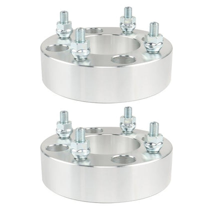 Solid Spare For Suzuki Silver 2Pcs Wheel Spacers 4x110 1.5" 74mm Hub Bore M10x1.25