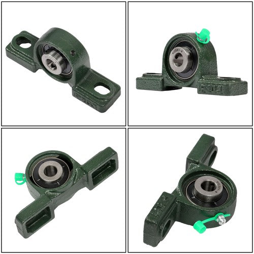 Solid Spare 6PCS UCP201-8 Pillow Block Bearing 1/2" Bore 2-Bolt Self-Aligning Solid Base