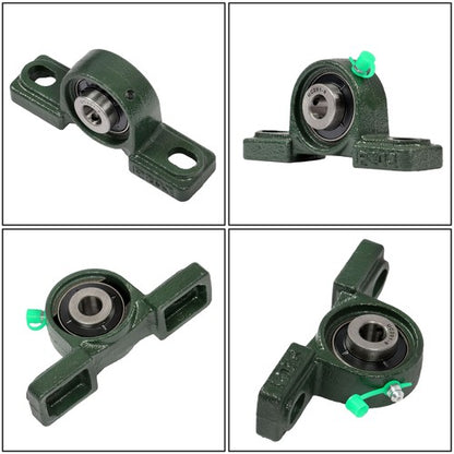 Solid Spare 6PCS UCP201-8 Pillow Block Bearing 1/2" Bore 2-Bolt Self-Aligning Solid Base