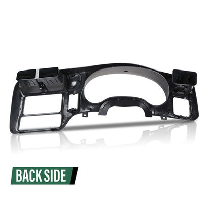 Solid Spare Double Din Dash Radio Cluster Bezel Gray Fit For 98-05 S10 Blazer Jimmy Sonoma
