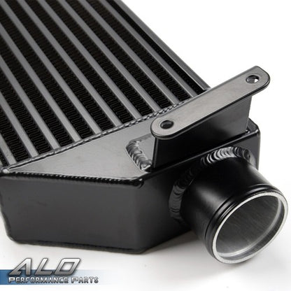 Solid Spare Intercooler Upgrade Kit + Silicone Hose Black Fit For Volkswagen Golf R GTI MK7