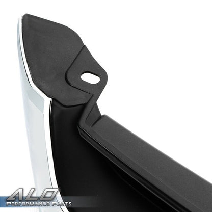 Solid Spare Fit For 10-11 Honda CRV CR-V Front Bumper Upper Grille Grill Black Chrome