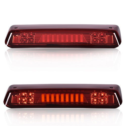 Solid Spare Fit For 04-08 Ford F-150 F150 Red Lens LED 3rd Third Brake Light Cargo Lamp