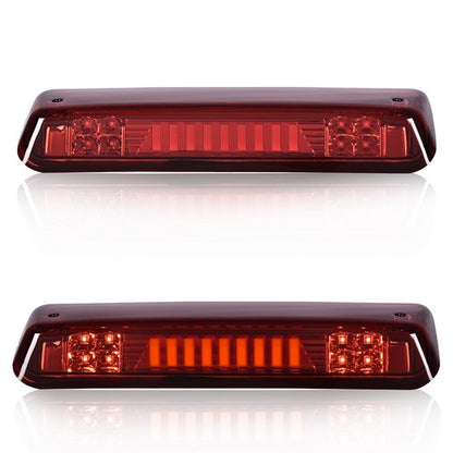 Solid Spare Fit For 04-08 Ford F-150 F150 Red Lens LED 3rd Third Brake Light Cargo Lamp