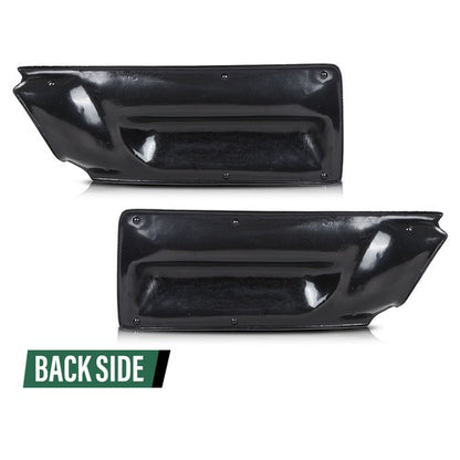 Solid Spare 2pcs Door Panel Insert Gray Fit For 2003-2010 Volkswagen New Beetle Convertible