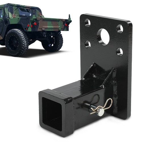 Solid Spare Fit For HMMWV HUMVEE MILITARY M998 M151A1 2'' Receiver Hitch w/ Hitch Pin Kit