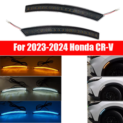 For 2023-2024 Honda CR-V CRV LED DRL Three-Color Wheel Side Marker Signal Light