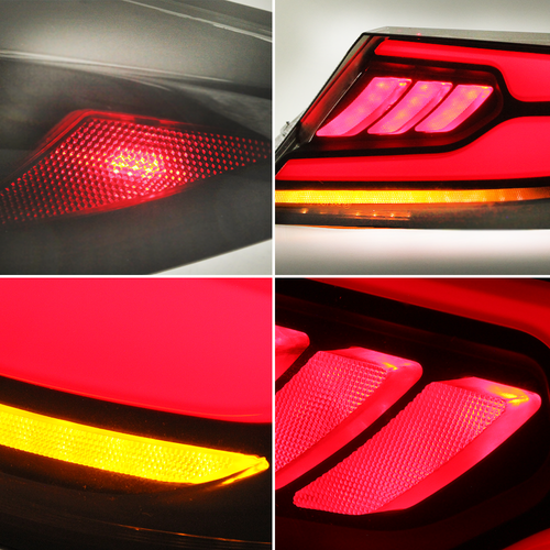 Pair Clear Lens LED Red Tail Lights For 2022-2024 Toyota GR86 Subaru BRZ ZN8 ZD8