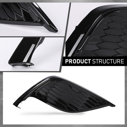 Solid Spare Fit For 21-24 Toyota Camry SE XSE Front Bumper Insert Fog Light Cover Right Side
