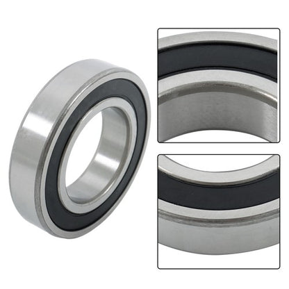 Solid Spare 4Pcs 6210-2RS Bearings 50×90×20mm Double Rubber Seals Deep Groove Ball Bearing