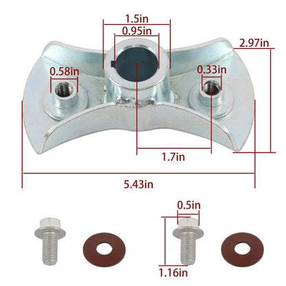 Solid Spare 72610-VG3-030 BLADE HOLDER FOR HON-DA LAWN MOWER WITH BOLTS AND SPACER