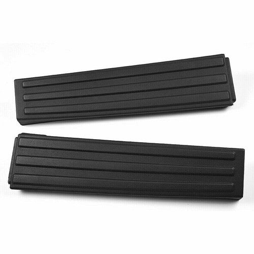 Solid Spare Flex Step Side Tailgate Molding Covers For 09-14 Ford F-150 End Cap Trim 2PCS