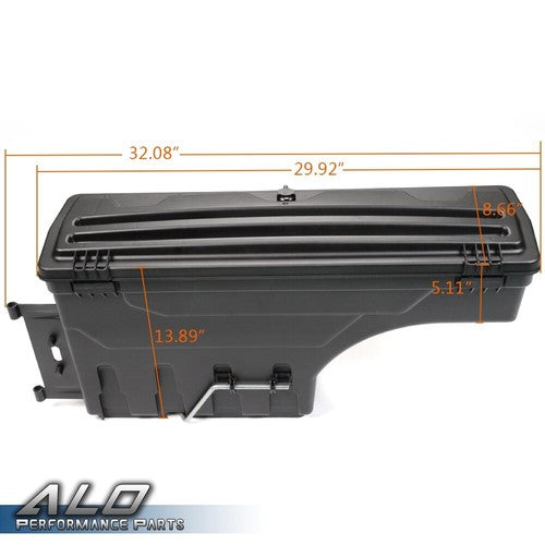 Solid Spare Truck Bed Storage Box Toolbox Fit For 2002-2018 Dodge Ram 1500 2500 3500 Right