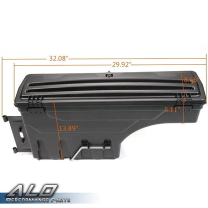 Solid Spare Truck Bed Storage Box Toolbox Fit For 2002-2018 Dodge Ram 1500 2500 3500 Right