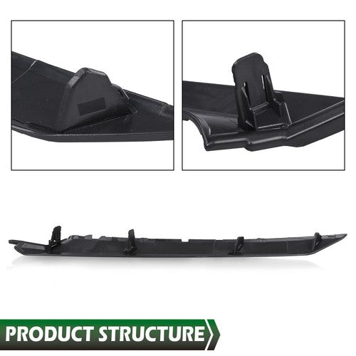 Solid Spare Fit For 2018-2022 Toyota Camry SE XSE Front Bumper Grille Trim Molding Black