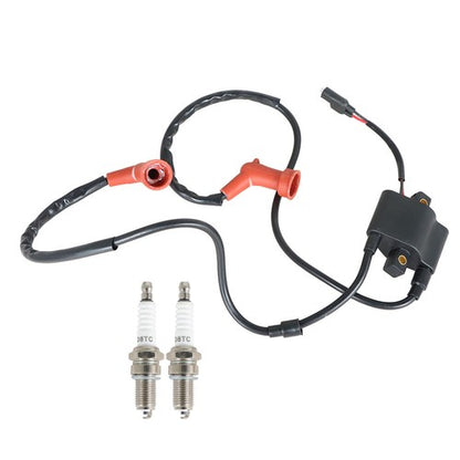 Solid Spare For Polaris Sportsman 600 700 Sportsman MV7 Ignition Coil Spark Plug & Cap