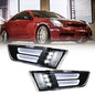LED Bumper Smoky Side Marker Lights Pair Fits 2003-2007 Infiniti G35 2Door Coupe