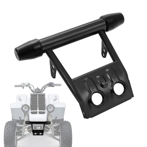 Solid Spare New For Yamaha Banshee 1987-2006 Black Front Bumper Guard & Rubber End Caps