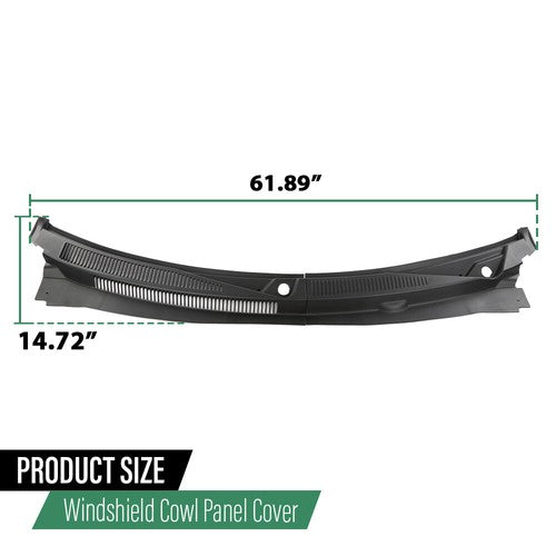 Solid Spare Fit For 2006-2010 Jeep Grand Cherokee Windshield Window Wiper Cowl Cover Panel