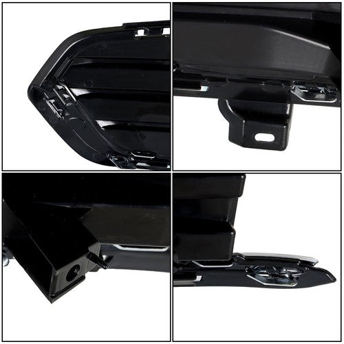Solid Spare Fog Lamp Cover For Cadillac XT5 2017-2019 Black New Driver+Passenger Side Front