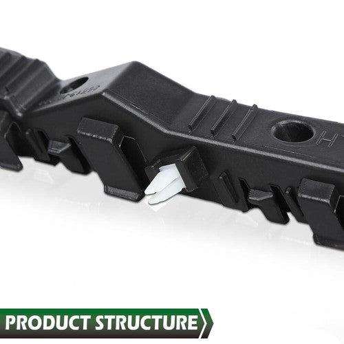 Solid Spare Fit For 18-20 Kia Rio Front Bumper Bracket Mounting Support Left Side