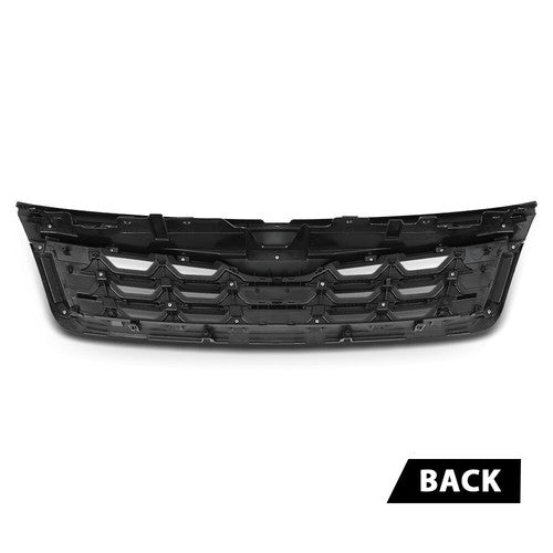 Solid Spare Fit For 09-13 Subaru Forester Front Bumper Upper Grille Assembly Black