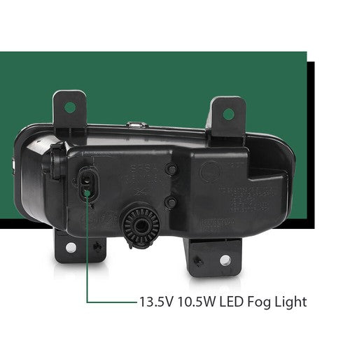 Solid Spare Fit For 2019-2023 Ram 1500 LED Fog Lights Driving Lamps w/ Switch Left+Right