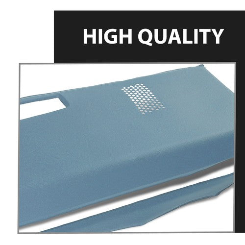 Solid Spare TPE Dash Pad Cover Light Blue Fit For 81-91 Chevy GMC C/K/R/V Truck/SUV Pickup