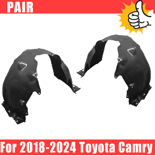 For 2018 2019 2020-2024 Toyota Camry SE XSE Left & Right Side Fender Liner PAIR