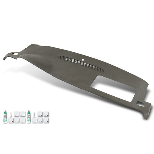 Solid Spare Fit For 07-14 Avalanche Suburban Tahoe Yukon TPE Dashboard Dash Cover Cap Gray