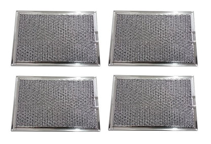 Solid Spare Grease Filter for Whirlpool Microwave 5 x 7 5/8 (4 pack) - NEW
