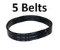 Solid Spare 5 Vacuum Belts for Hoover 38528-040 Elite Empower Fusion Spirit Caddy Legacy