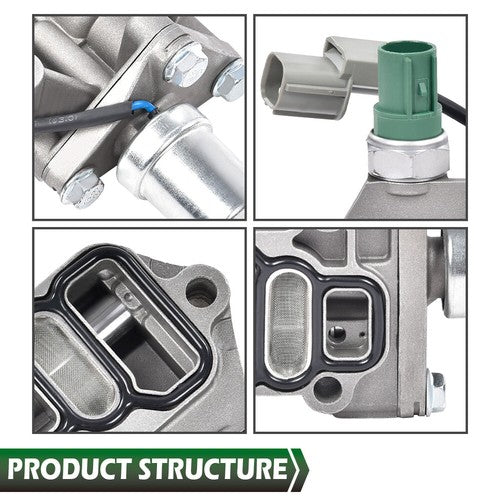 Solid Spare Fit For 96-00 Honda Civic D16Y8 1.6L VTEC Solenoid Spool Valve w/ Gasket