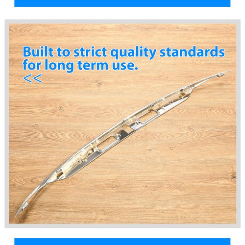 Solid Spare For 2016 2017 Honda Accord Sedan Rear License Garnish Chrome Trim Trunk Molding
