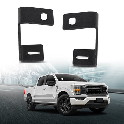 Solid Spare LED Light Pod Hood Ditch Mounting Bracket Fit For 15-23 Ford F150 17-23 Raptor