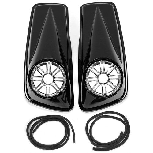 Solid Spare 6.5" Saddle bags Speaker Lids For Harley Touring Road King Street Glide 2014-24