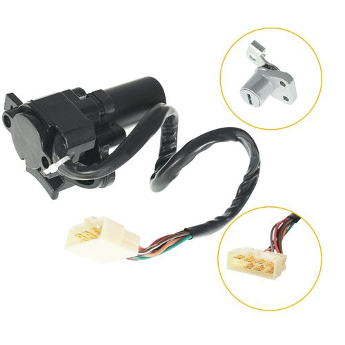 Solid Spare New Ignition Switch Lock Gas Cap Cover Set For Kawasaki Ninja 250R EX250J 08-12