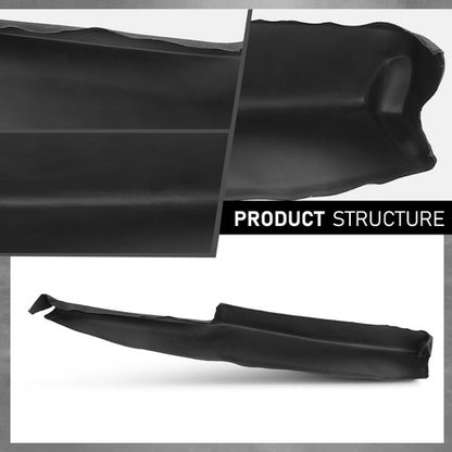 Solid Spare Fit For 69-1974 Nova Apollo Omega Pontiac Ventura TPE Dash Board Cover Cap Black