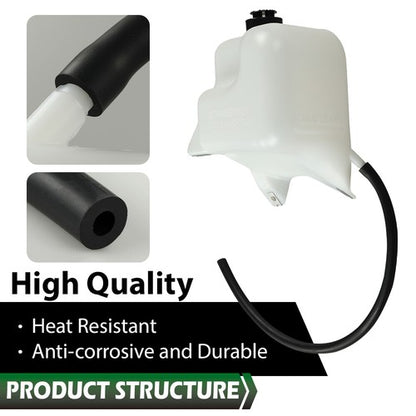 Solid Spare Fit For 1981-87 Chevy GMC GM Truck Coolant Bottle & Cap W/Mounting Hardware&Hose